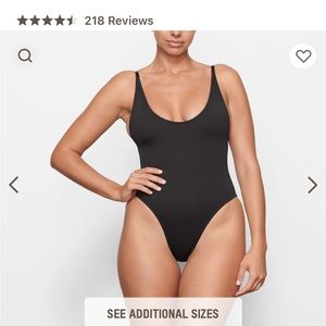 Skims onyx one piece swim suit